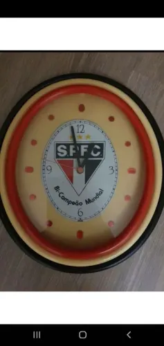 Relógio de parede vintage SPFC 1993