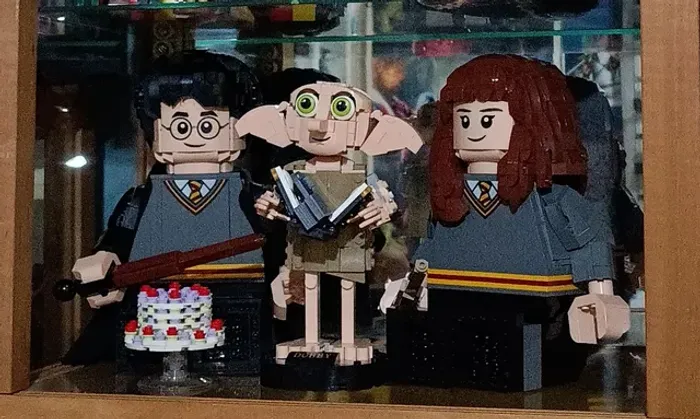 Harry potter , Hermione e Dobby Lego MONTADOS