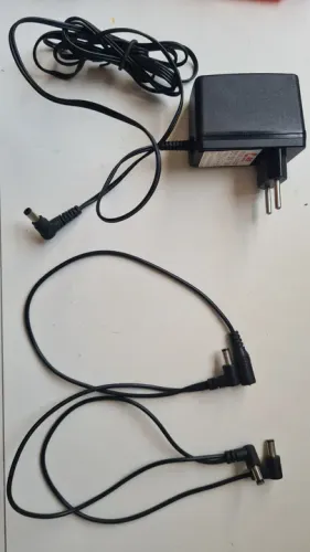 Fonte para pedal 9v mais extensão para três pedais