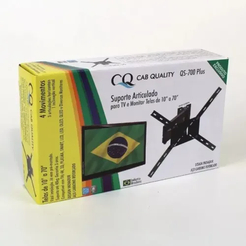 Suporte Articulado QS 700 Plus - 4 Movimentos para TV/Monitor 10-70" Loja Coimbra Entrega