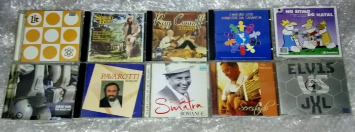 Lote De Cds Luciano Pavarotti-sergio Reis-Frank Sinatra Etc