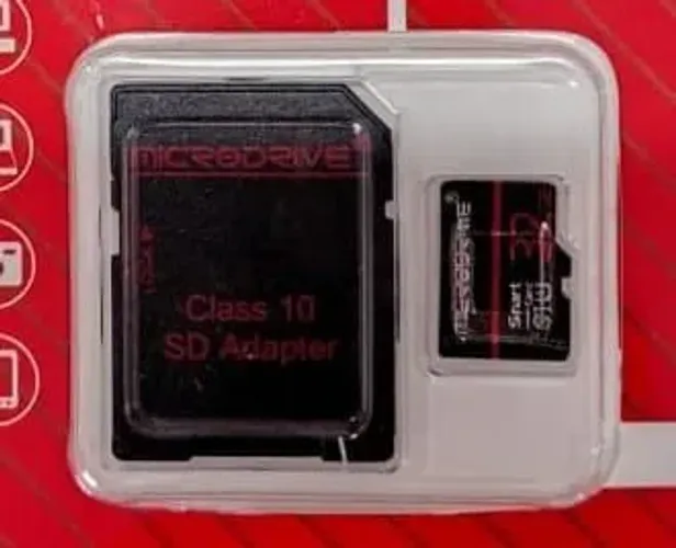 Cartão Micro SD de 32GB e Adaptador