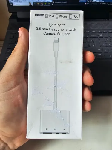 Adaptador Lightning para Fone de Ouvido e Câmera