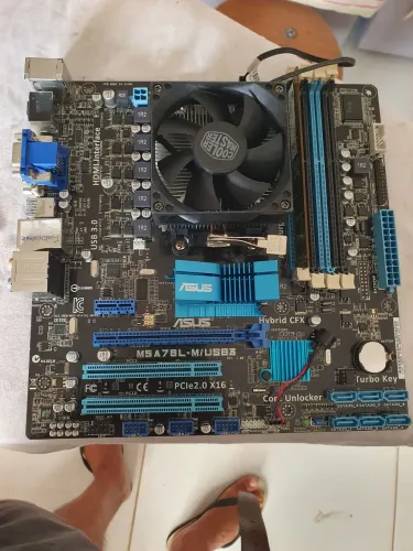 Kit placa mãe am3 Asus. (Leia o anúncio).