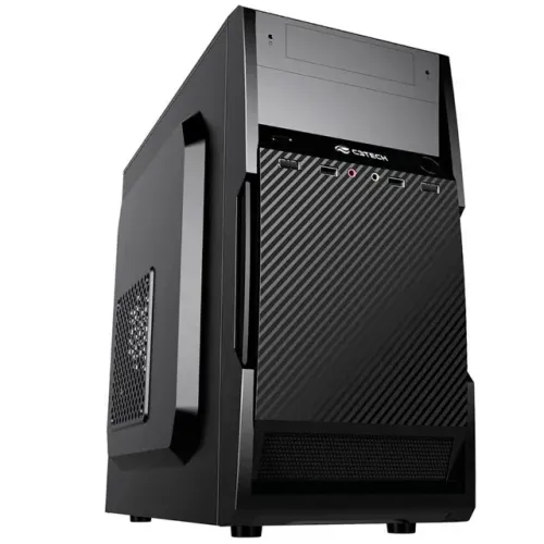 Gabinete Office C3Tech MT-25V2BK com Fonte 200W - Micro-ATX e Mini-ITX - WZetta