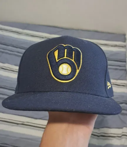 Boné new era fechado azul