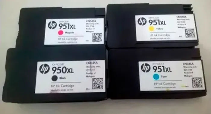 Kit 4 Cartuchos Vazios Hp 950xl Hp 951xl (Usado)