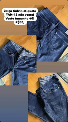 Calça jeans Feminina Calvin