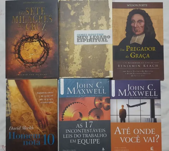 Coleção de Livros Diversos - Religião/Liderança/Desenvolvimento
