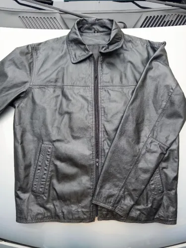 Jaqueta de couro masculino TM G