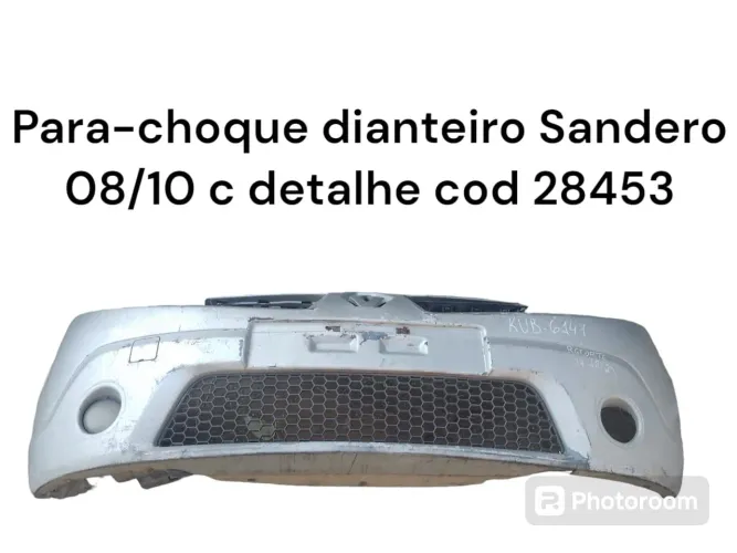 Para-choque dianteiro Sandero 08/10 c detalhe cod 28453