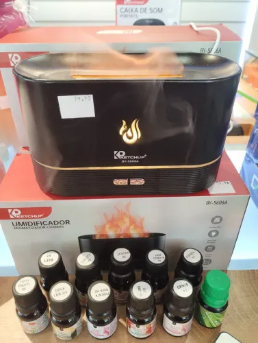 Umidificador Aromatizador de Ambientes Ketchup Chama