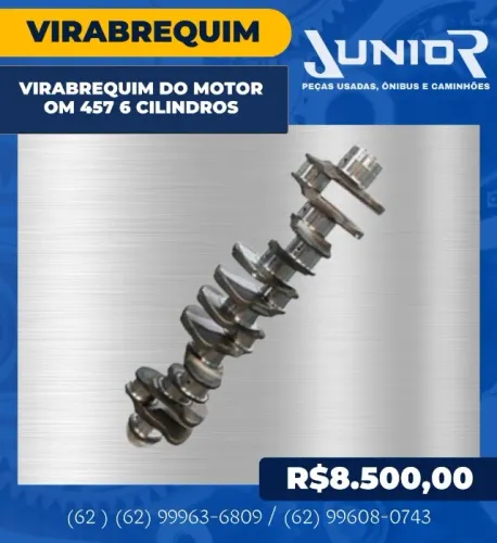 Virabrequim do Motor OM 457 6 Cilindros