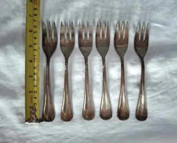 Conjunto de 6 Garfos para Peixe Prata Meridional EPNS 100