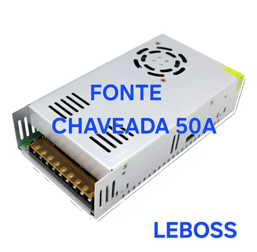 Fonte chaveada 50A Leboss