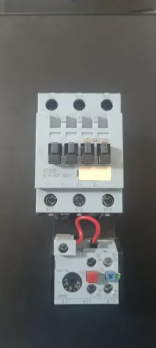 Contator e  relé termico