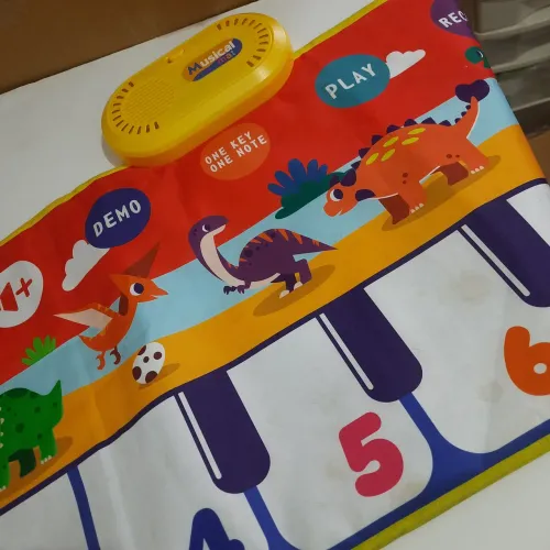 Brinquedo Piano teclado musical - toque com os pés 