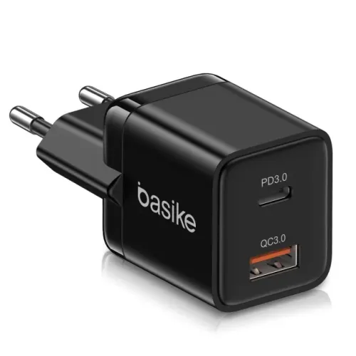 Fonte Carregador Travel Charger GaN 30W - Basike