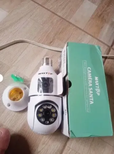 Câmera De Segurança Ip Wifi Full HD 2 Lentes Visão Noturna