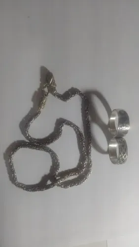 Corrente Masculina Bali Ponto peruano 45cm