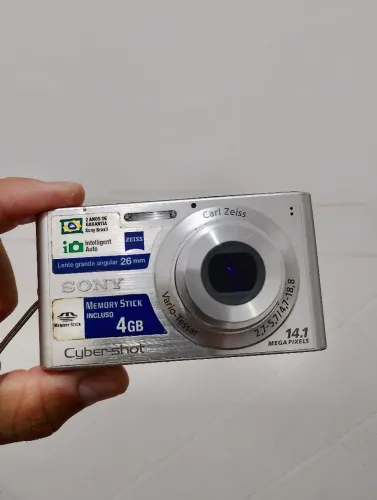Camera Sony CyberShot w320 14mp funcionando perfeitamente 
