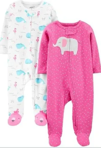 Kit Macacão de dormir Carter's Recém Nascido