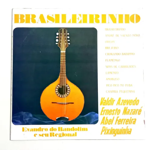 Disco de Vinil Brasileirinho - Evandro Do Bandolim E Seu Regional <br>