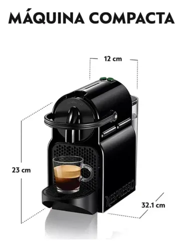 (Baixei pra vender rápido!) Cafeteira Nespresso Iníssia D40 Preta (220V)