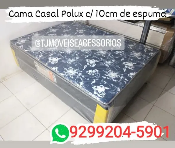 Cama casal 10cm de espuma --56