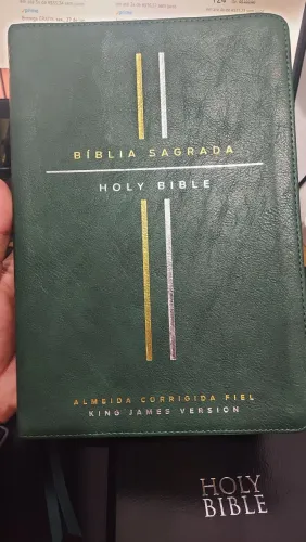Bíblia Bilíngue, Português/Inglês, ACF/KJV. 