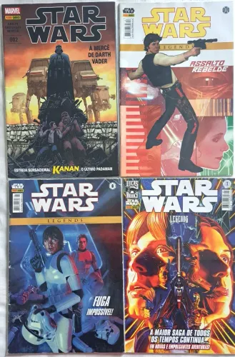 Star Wars - Quadrinhos em ótimo estado  (R$10 REAIS O LOTE)