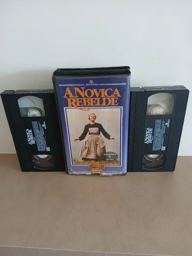 Fita Vhs Dupla A Noviça Rebelde - Clássico - Nova