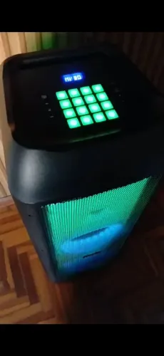 Caixa de Som Gradiente Extreme Colors Full Led - GCL106 Bluetooth Amplificada 1500W