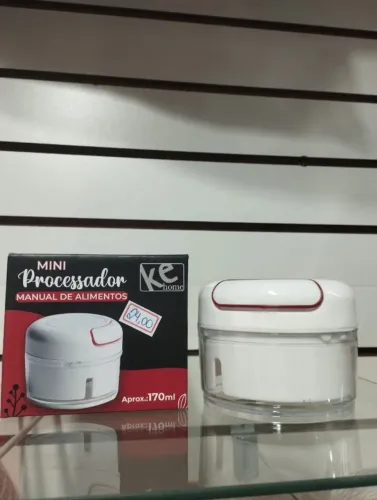 Mini Processador Manual de Alimentos - 170ml | Compacto e Prático