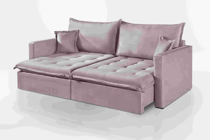 SOFÁ SUPER ELEGANTE E FUNCIONAL PODENDO SER USADO COMO CAMA SURPREENDA-SE!! SR67