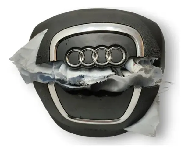 Bolsa Impacto Volante Audi A4 2016 2017 Acionado Preto