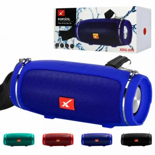 Caixa de Som Bluetooth Xtrad XDG-009 10W RMS com Alça - WZetta