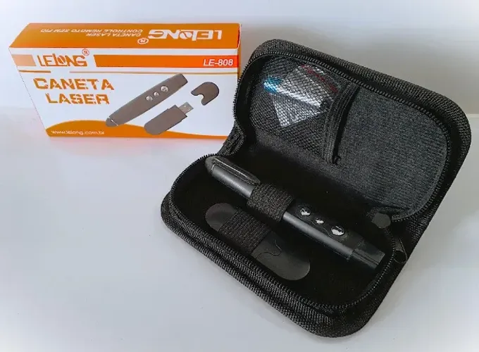Caneta  Laser  Apresentador de Slides para Computador LeLong  mod. LE-808