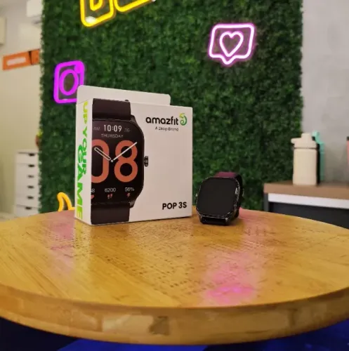 Relógio Smartwatch Amazfit Pop 3s Tela Amoled E Monitor Cardíaco