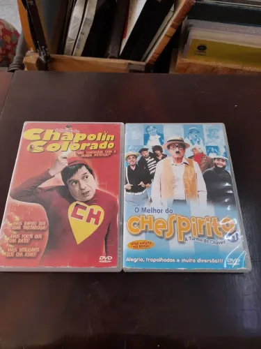 DVDs Chapolin Colorado e o melhor do Chespirito 