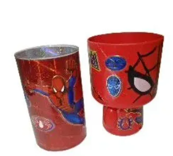 Conjunto canecas pra criança do ontem aranha 