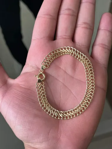 Pulseira Lacraia Ouro 18k