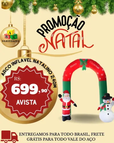 ARCO INFLAVEL NATALINO 2,40M 