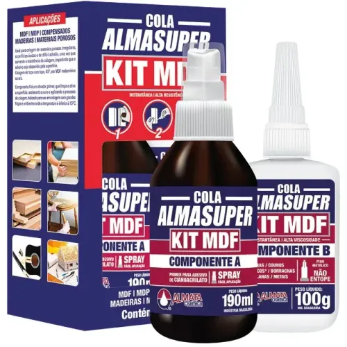 Cola Almasuper Kit MDF