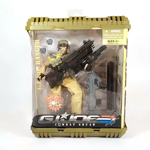 GI JOE RANGER COMBAT SQUAD - BONECO codinome DESERT WOLF - Embalagem original nunca aberta