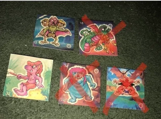 Figurinhas Elma Chips - Chipsustos - Década de 90