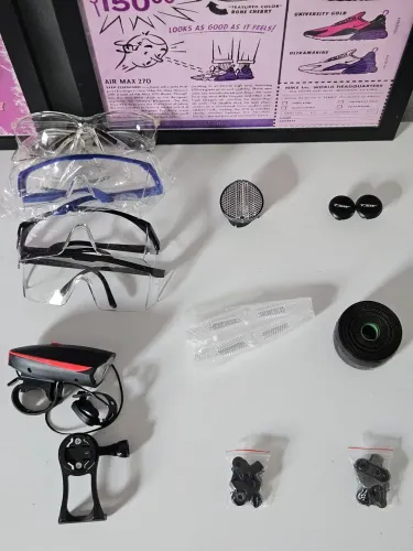 Acessórios de bicicleta vendo o combo ou separado