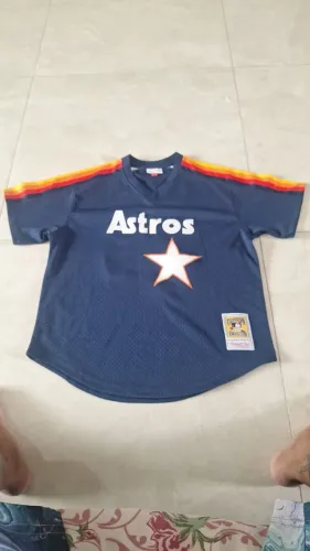 Camisa Mitchell & Ness Nolan Ryan #34 Houston Astros 1988 MLB 