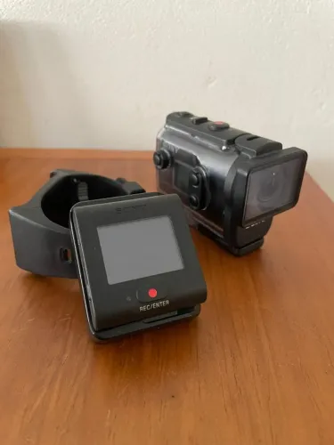 Sony Action Cam HDR-AS50 + Controle de Pulso Live-Views (estado de Nova)