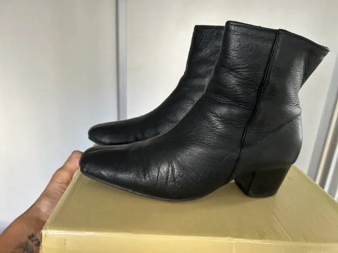 Bota de couro Confort - Via Lorenzi